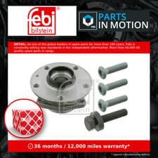 Image of Wheel Bearing Kit Front Left or Right 27342 Febi 1K0498621 5K0498621A Quality