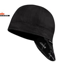 Image of ARCCAPTAIN Reversible Welding Cap 8 Panel Protective Welders Work Hat 10 Oz Fire