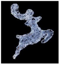 Image of 56cm LED Acrylic Christmas Reindeer - PREMIER