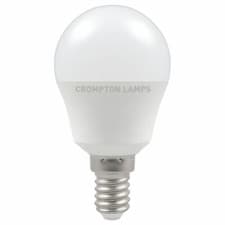 Image of CROMPTON LED Round Thermal Plastic 5.5W 6500K SES E14 = 40 WATT DAYLIGHT 11588
