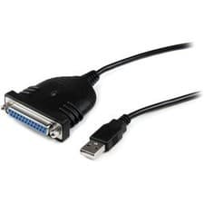 Image of Startech Parallel Printer Adapter Usb Db25 Parallel 6 Ft 1 X Type A Male Usb 1 X