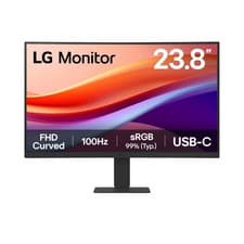Image of LG 24U421A 24" Curved Full HD VA 100Hz 5ms HDR10 USB-C Business Monitor - Black