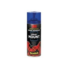 Image of 3M SprayMount Transparent Repositioning Adhesive 400ml Aerosol SMOUNT