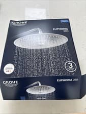 Image of Grohe Euphoria 260 Chrome Shower Head With Interchangeable Setting