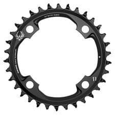Image of SRAM Bicycle Cycle Bike Chain Ring X-Sync 2 34T 104 Bcd Steel Eagle Black 34T