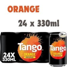 Image of Tango Sugar Free- original soft drink 330ml Cans Pack of 24 UK