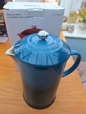 Image of LE CREUSET FRENCH PRESS CAFETIERE - 1L - DEEP TEAL