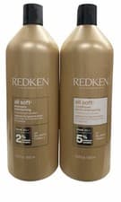 Image of Redken All Soft Shampoo & Conditioner 1 Litre Duo