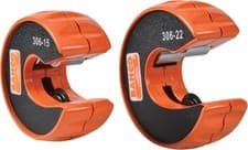 Image of Bahco BAH306PACK Pipe Cutters, Orange, 15mm & 22mm