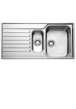 Image of Franke Ascona Polished Stainless steel Stainless steel 1.5 Bowl Sink & drainer