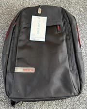 Image of BNWT Tech Air Black Classic Backpack 16.5" Laptop Bag Foam Protection