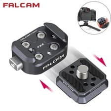 Image of Falcam F22 Quick Release Kit Plate and Base 2531 with 1/4" Screws Cameras