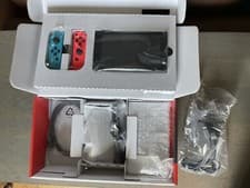 Image of Nintendo Switch Console V2 (Improved Battery) Neon Blue/Neon Red Joy-Con HAC 002