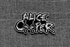 Image of Alice Cooper - Eyes Logo Official Metal Pin Badge - 2 Pin Back & Enamelled