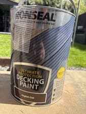 Image of Ronseal Ultimate Protection Matt English Oak Decking Paint 5L