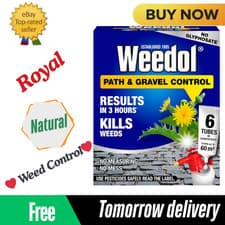 Image of Weedol Pathclear Concentrate Long Lasting Weedkiller For Paths & Gravel 6 Tubes