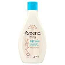 Image of Aveeno Baby Daily Care 2 in 1 Shampoo and Conditioner 250ml (RRP £6.50)