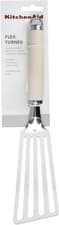 Image of KitchenAid Stainless Steel Flex Turner Large Spatula Almond Cream Brand New