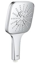 Image of Grohe 26550000 Rainshower SmartActive 130 Cube Hand shower 3 sprays, Chrome