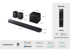 Image of Samsung HWQ930F 9.1.4ch Dolby Atmos Soundbar with Wireless Subwoofer - Brand New