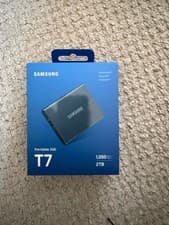Image of Samsung T7 2TB Portable SSD USB 3.2 Gen 2 External Solid State Drive
