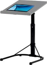 Image of Laptop Table with Adjustable Height and Tilt Angle Portable Laptop Table Grey