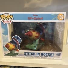 Image of Funko Pop! Rides Disney Lilo & Stitch - Stitch In Rocket #102 - Brand New