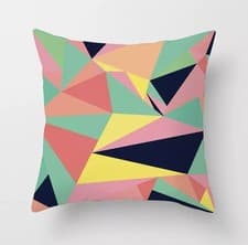 Image of GEOMETRIC MULTICOLOUR Cushion Cover 45 x 45 Pillow Case Home Decor New Gift 121