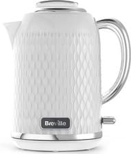 Image of Breville Curve Electric Kettle | 1.7 Litre | 3KW Fast Boil | White & Chrome [VK