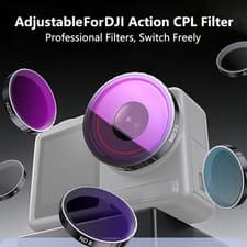 Image of ND16 Filter for DJI Osmo Action 3 4 5 Pro Camera Neutral Density Lens