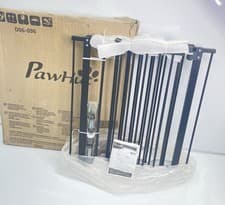 Image of PawHut Kids & Pet Safety Gate With Extension Panels Playpen Metal Fence