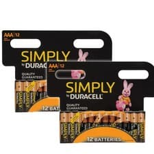 Image of 24x Duracell AAA Long Lasting Power Alkaline Batteries Economy Pack LR03 MN2400