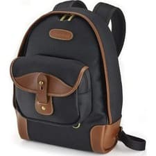 Image of Billingham 35 Rucksack - Black Canvas / Tan Leather
