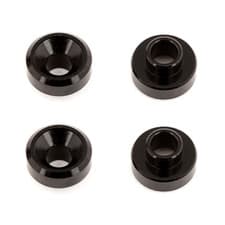 Image of Team Associated Servo Washers, black aluminum, 4pk, 27128