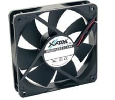 Image of X-Fan 120 x 120 x 25mm Axial Cooling Fan 12V Sleeve Bearing 2 wires RDH1225S1