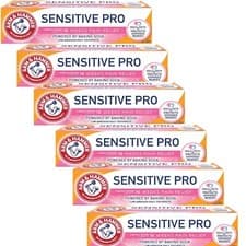 Image of Arm & Hammer Sensitive Pro Repair Baking Soda Toothpaste 75ml 6 PACK exp 12/2025