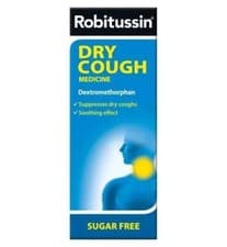 Image of Robitussin Dry Cough Syrup 100ml Suppresses Dry Coughs & Soothes Cough Medicine