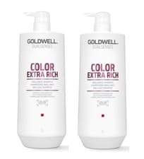 Image of Goldwell Dualsenses Color Extra Rich Brilliance Shampoo 1000ml Pack of 2