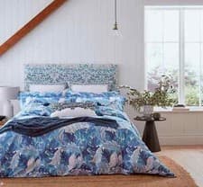 Image of Morris & Co Acanthus Duvet Cover Woad - Clearance