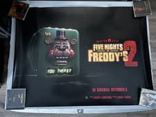 Image of FIVE NIGHTS AT FREDDY’S 2 Original UK Quad Cinema Poster 30x40”