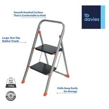 Image of TB Davies 2 & 3 Tread Step Ladder Slimline Steel Step Stool