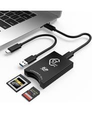 Image of Type B CFexpress Card Reader Adapter ABS USB 3.1 Gen 2 10Gbps CFexpress Reader