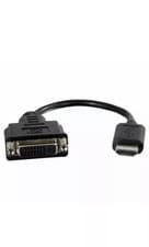 Image of C2G (0.2m) HDMI (Male) to Single Link DVI-D (Female) Adaptor Cable