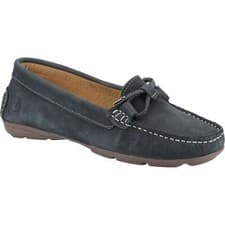 Image of Hush Puppies Maggie Leather Women's Peacock Loafers New