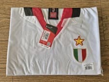 Image of BNWT AC Milan Away 1994 Score Draw Football Shirt Medium Official Replica