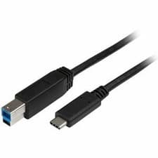 Image of Startech 2M 6 Ft Usb C To Usb B Printer Cable M/M Usb 3.0 5Gbps Usb B Cable Usb