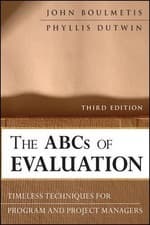 Image of The ABCs of Evaluation: Timeless Techniques for Program and Project Managers by 