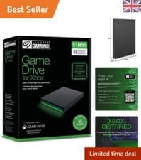 Image of Expand Your Storage: 2TB USB 3.2 Hard Drive for Xbox with Stylish LED Lighting