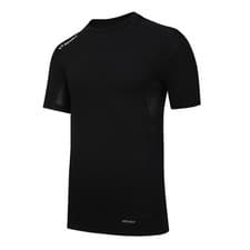 Image of MENS SONDICO BLACK SHORT SLEEVED BASE LAYER SPORTS COMPRESSION TOP-SIZE M-SON204