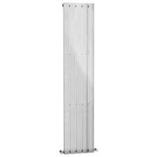 Image of Langsett Vertical Single Flat Panel Radiator - W384 x H1800mm - Chrome (HTR014)